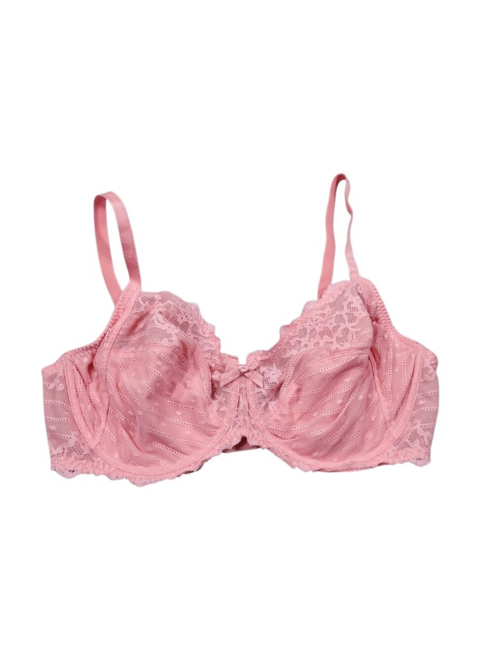 READ Chantelle Rive Gauche Full Coverage Unlined Bra Size 40DD Pink C32810